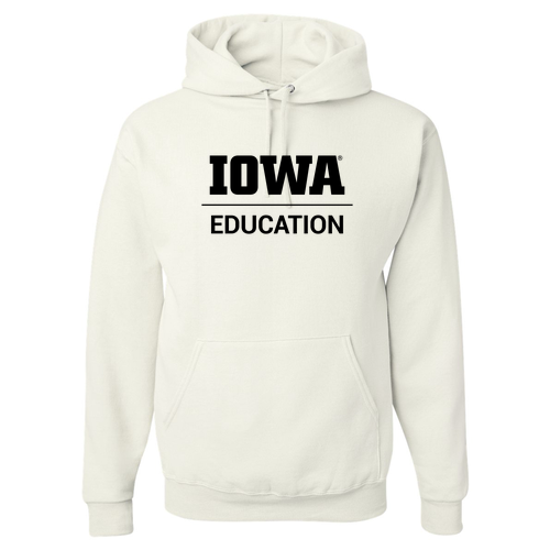 Jerzees 8 oz 50/50 Nublend Adult Hooded Sweatshirt -- White