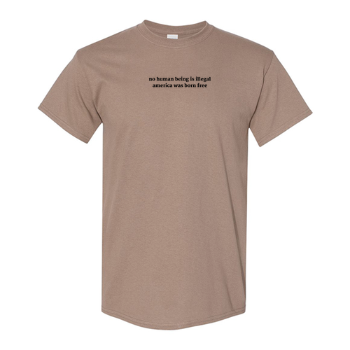 Gildan Heavy Cotton Basic T-Shirt -- Brown Savana