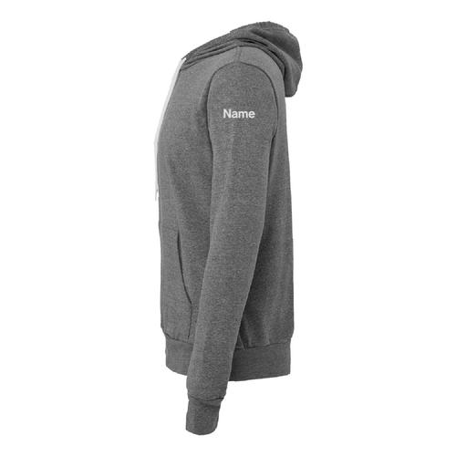 Mens/Unisex Bella Canvas Sponge Fleece Hoodie -- Deep Heather
