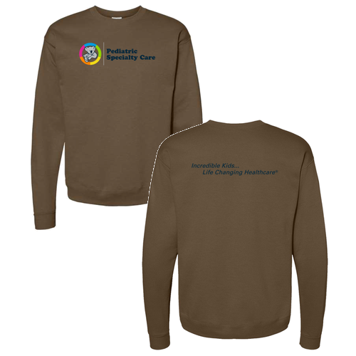 Crewneck Sweatshirt (w/ Back Print) -- Army Brown