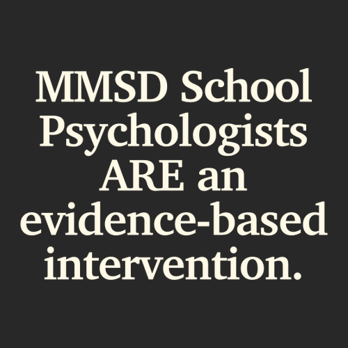 MMSD School Psychologist T-Shirt -- Black