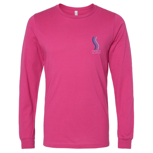 Bella Canvas Unisex Jersey Longsleeve Tee -- Berry