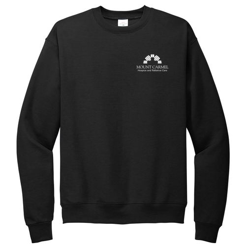 Hanes EcoSmart Crewneck Sweatshirt -- Black