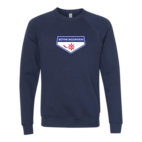 Boyne Mountain Logo 1 Full color -- Crewneck Sweatshirt Navy