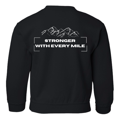 Gildan Heavy Blend Youth Crew Neck Sweatshirt -- Black