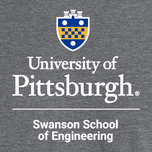 Pitt Shield Full Zip Hooded Sweatshirt -- Graphite Heather