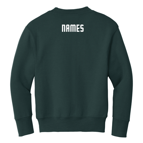 Port and Company Youth Crewneck Sweatshirt -- Dark Green
