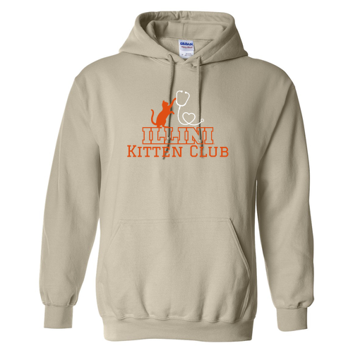 Gildan Heavy Blend Hooded Sweatshirt -- Sand