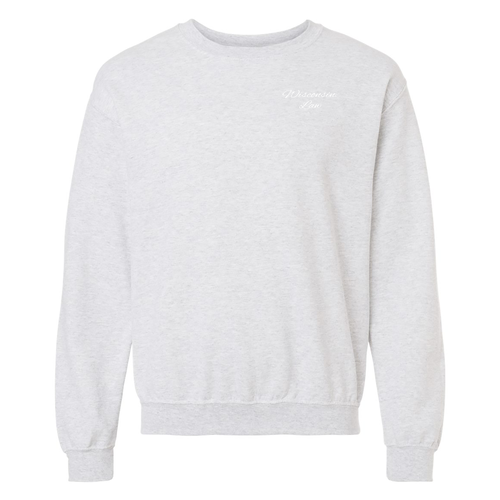 Gildan Heavy Blend Crew Neck Sweatshirt -- Ash (Embroidery)
