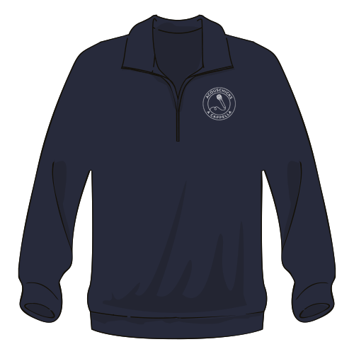 Cotton Heritage Quarter-Zip Fleece -- Navy
