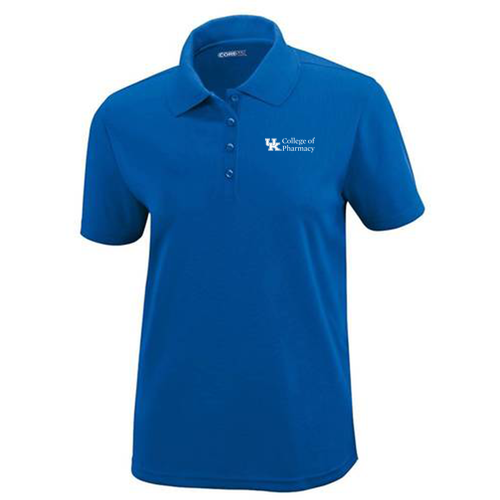 Embroidered Ash City Core 365 Ladies Origin Performance Pique Polo -- True Royal