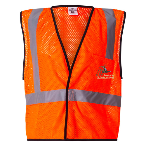 ML Kishigo Economy 1 Pocket Mesh Vest -- Orange