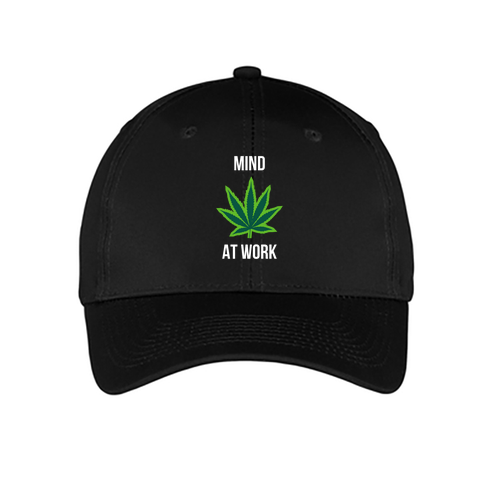 Mind at Work Embroidered Cap -- Black