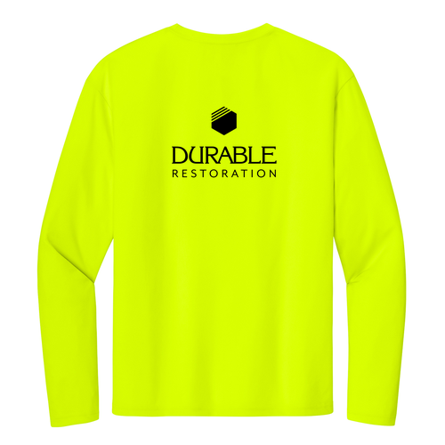 A4 Cooling Performance Long Sleeve Tee -- Safety Yellow