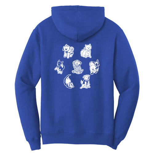 Port and Company Core Fleece Pullover Hooded Sweatshirt -- True Royal