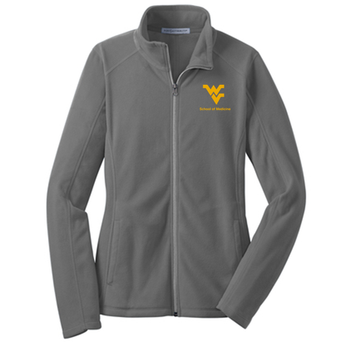 Port Authority Ladies Microfleece Jacket -- Pearl Grey