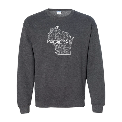 Gildan Heavy Blend Crew Neck Sweatshirt -- Dark Heather