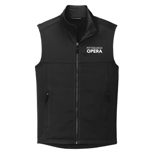 Port Authority Collective Smooth Fleece Vest -- Deep Black