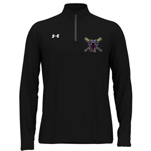 Morgantown Mambas Under Armour Men's Team Tech Quarter-Zip -- Black / White