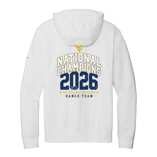 Nike Club Fleece Sleeve Swoosh Pullover Hoodie -- White