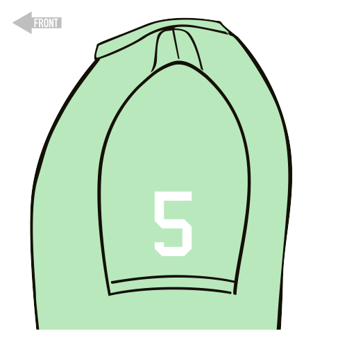 Brown, Hill and Parra 5th Grade Class Mint Green- Adult size