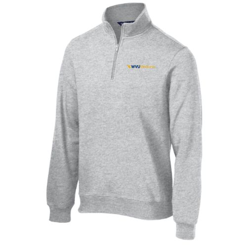 Sport Tek Quarter Zip Sweatshirt -- Athletic Heather