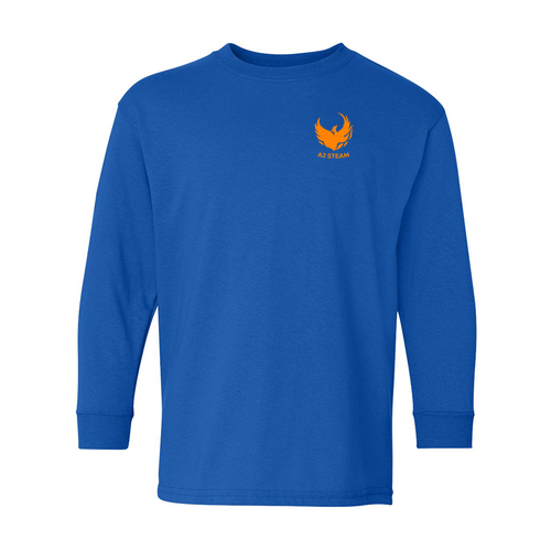 Gildan Youth Heavy Cotton Longsleeve -- Royal
