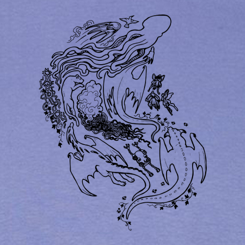 Kastlfel Women's RecycledSoft V-Neck T-Shirt -- Violet