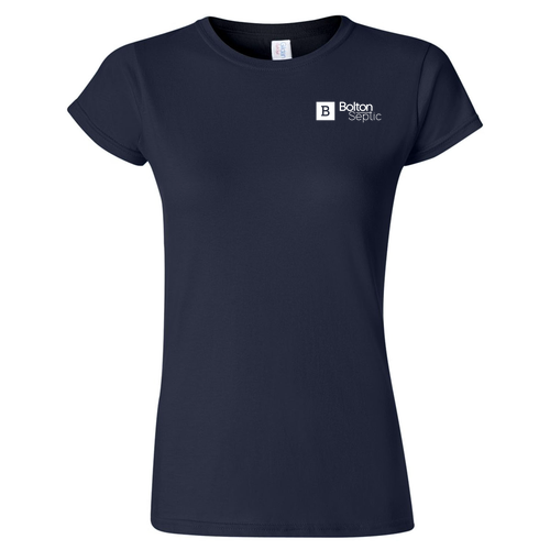 Ladies Gildan Soft Fashion Fit T-Shirt -- Navy