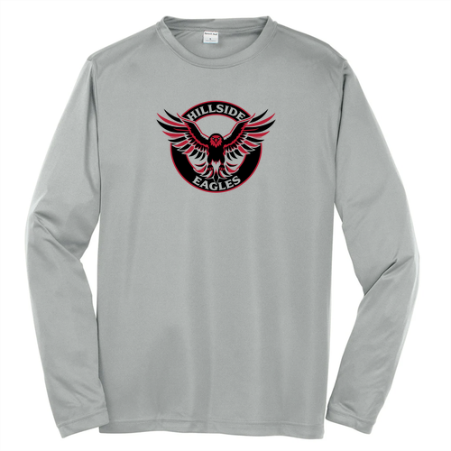 Sport Tek Long Sleeve Competitor -- Silver
