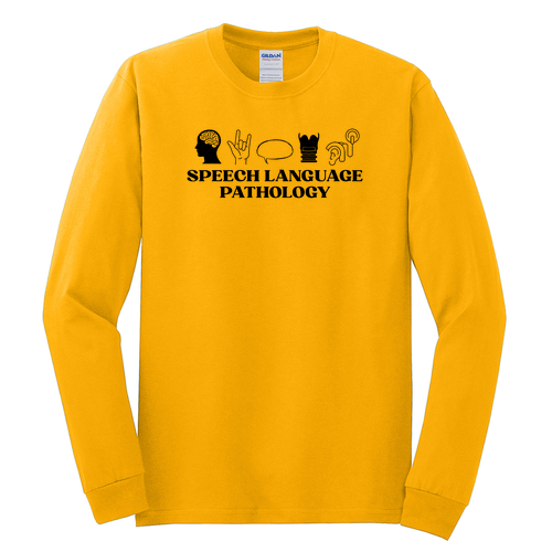 Gildan Heavy Cotton Longsleeve Basic T-Shirt -- Gold