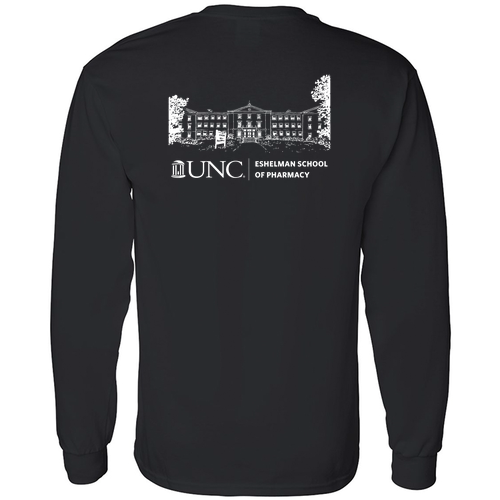 Gildan Cotton Longsleeve  T-Shirt -- Black