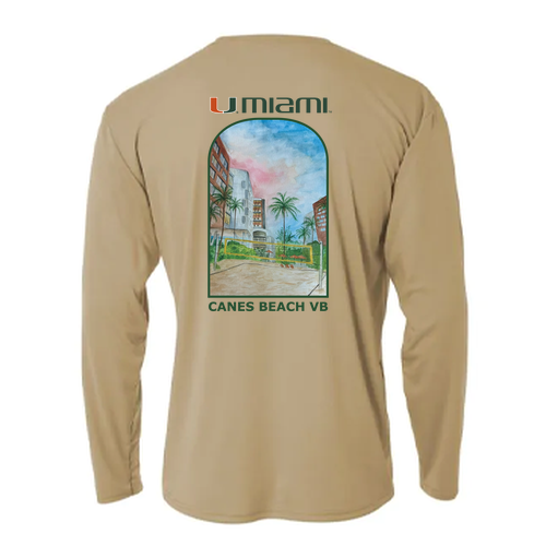 Long Sleeve Sand Performance Cooling T-Shirt