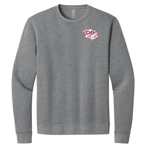 Next Level Apparel Adult Malibu Crewneck Sweatshirt -- Heather Gray -- eTMS