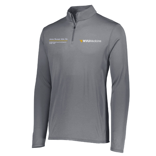 Augusta Attain Quarter Zip Pullover -- Graphite