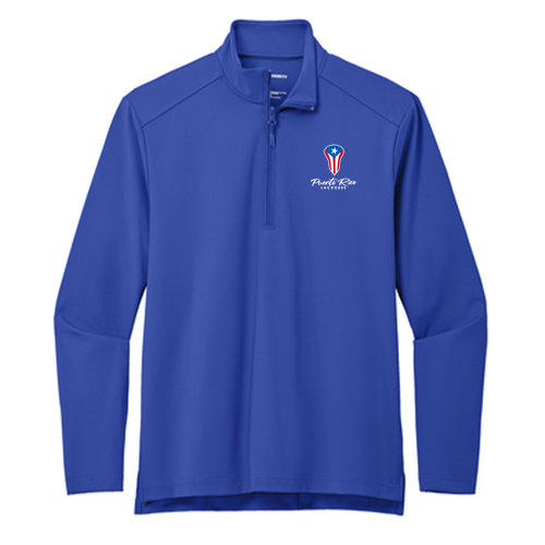 Adult Knit 1/4-Zip -- True Royal
