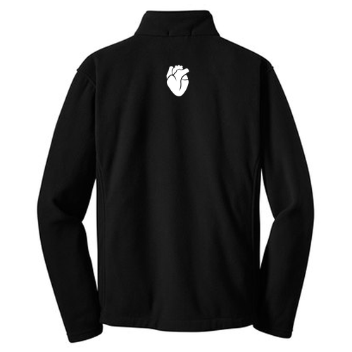 Cardiology Port Authority Fleece Jacket -- Black