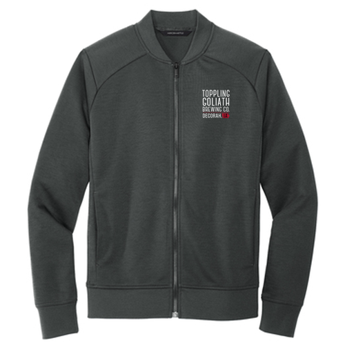 Mercer+Mettle Double-Knit Bomber -- Anchor Grey