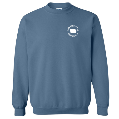 Gildan Heavy Blend Crew Neck Sweatshirt -- Indigo Blue