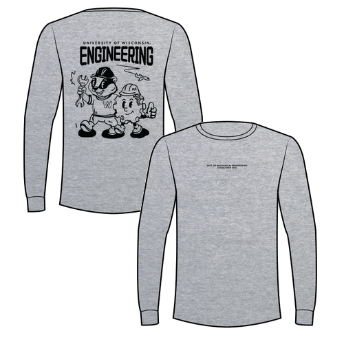 Gildan Heavy Cotton Longsleeve Basic T-Shirt -- Sport Grey