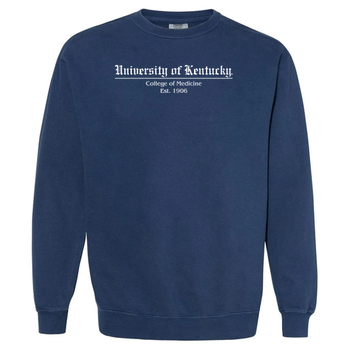 Comfort Colors Navy Adult Crewneck Sweatshirt