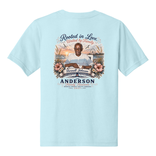 Youth Next Level Ice Blue Soft Shirts