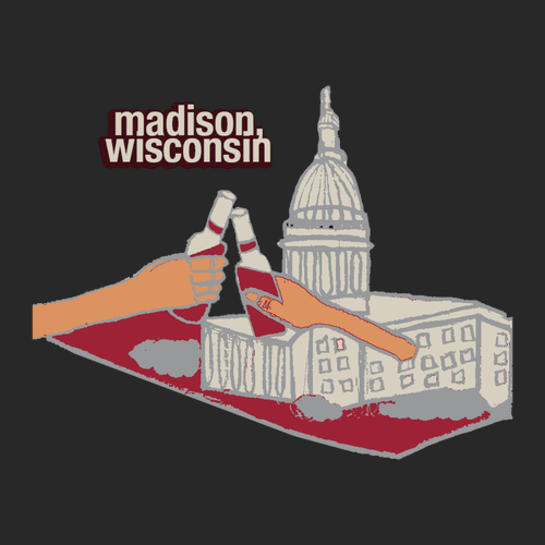 Gildan Heavy Blend Crew Neck Sweatshirt -- Black