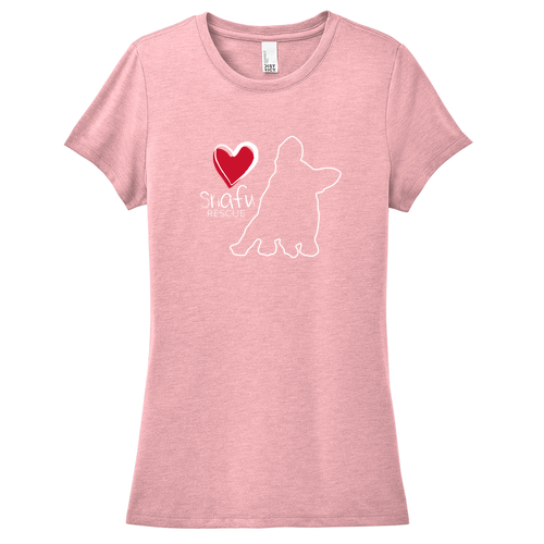 District Womens Perfect Tri Tee -- Wisteria Heather