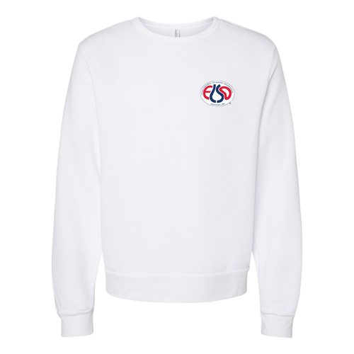 Bella+Canvas Sponge Fleece Classic Crewneck Sweatshirt -- White