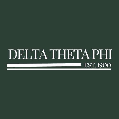 Delta Theta Phi Heavy Cotton Longsleeve Basic T-Shirt -- Front Print Only