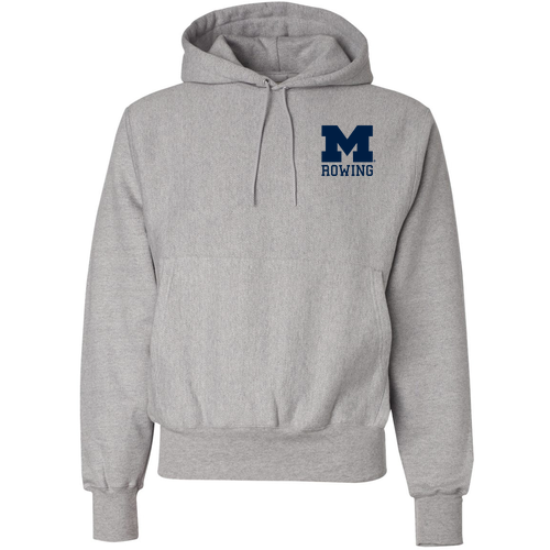 Champion Reverse Weave Hooded sweatshirt -- Oxford Grey SCREENPRINT