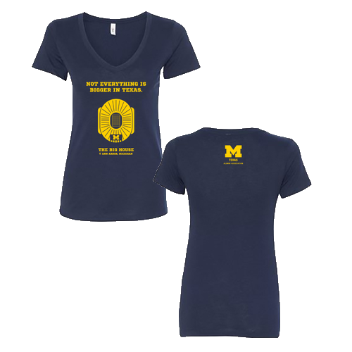 Ladies Next Level Soft Fitted Ideal V-Neck -- Midnight Navy