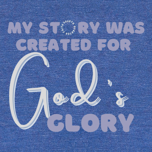My Story -- true royal triblend t-shirt