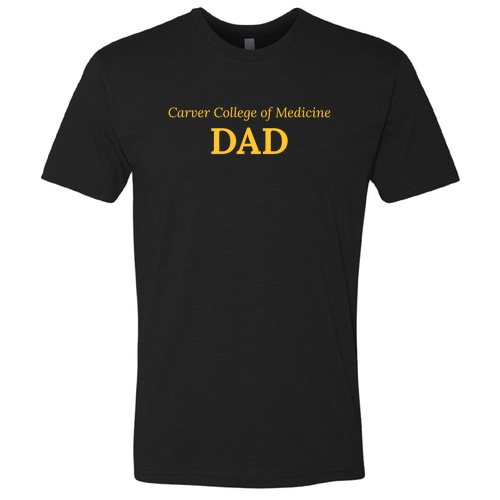 Next Level Mens CVC Crew CCOM Dad -- Black